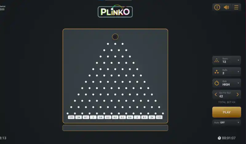 Plinko Ball game