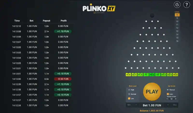 Plinko XY